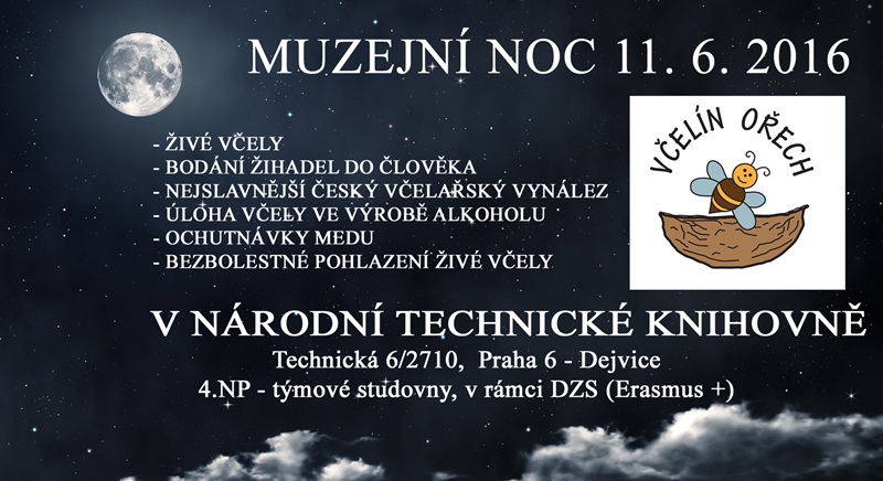 Muzejní noc se včelami v NTK